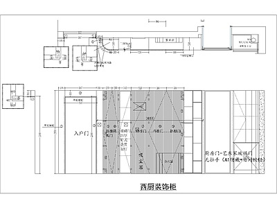 综合家具节点 厨房装饰柜 别墅装饰柜 装饰柜 装饰柜节点