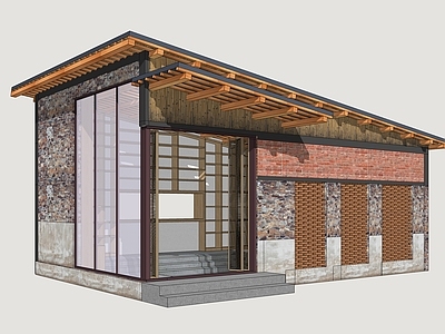 新中式民宿建筑 乡村民宿 乡土建筑 乡村民居建筑