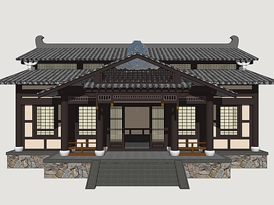 中式古建古建筑 汉风商业建筑 古代影视建筑 汉代商业街 民俗商业建筑