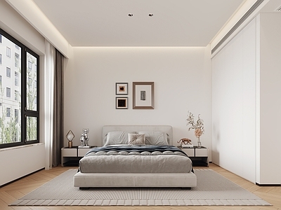 现代简约主卧