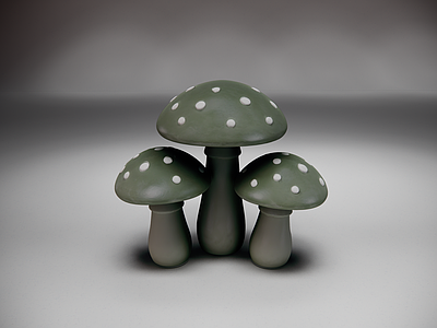 现代简约雕塑摆件 苔藓绿蘑菇丛美陈 户外绿灰蘑菇组景 园林景观蘑菇美陈 苔藓绿蘑菇群摆件