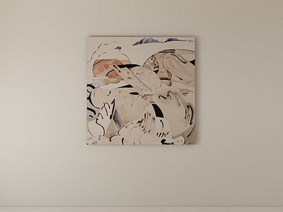新中式抽象画 装饰画 挂画