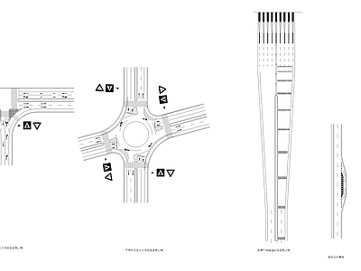 交通工具图库 十字路口交通标识