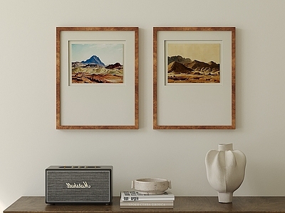 中古风挂画组合 复古挂画 北欧挂画组合