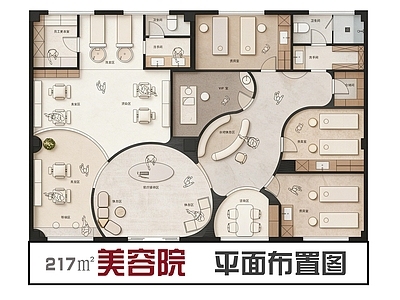 美容院 美容院平面图
