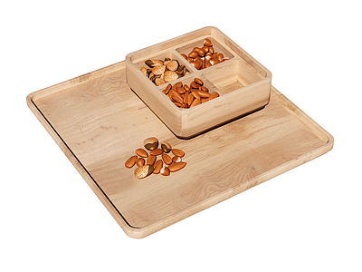 原木风餐具 食物食品 甜点甜品