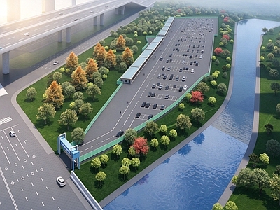 现代停车场 二手车交易市场
