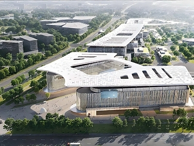 产业园建筑 未来科技园 总面积72万方