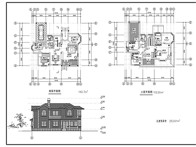 别墅建筑 别墅方案
