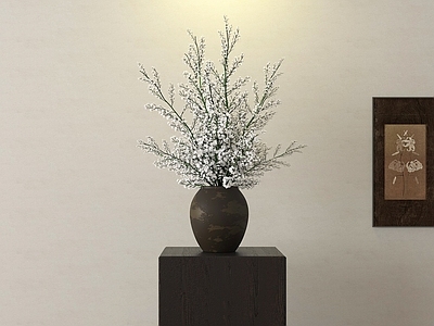 侘寂花艺 现代中古花艺 陶瓷花瓶 花瓶花艺