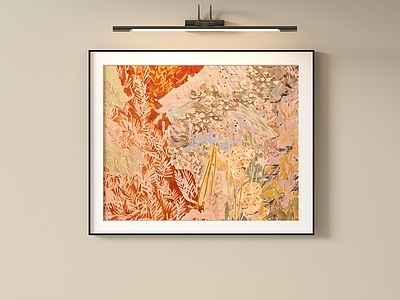 奶油风儿童挂画 法式抽象艺术挂画