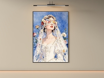 奶油风儿童挂画 法式奶油挂画