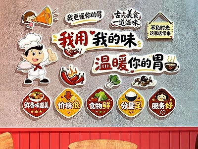 中餐厅 餐厅装饰画 餐厅打卡墙