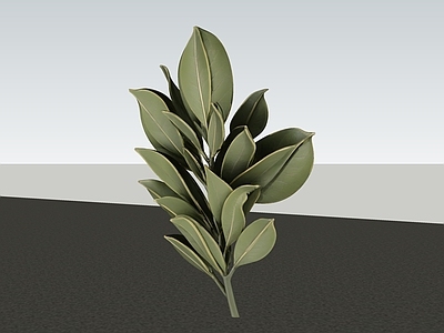 极简灌木 轻奢玉兰叶雕塑 金属绿叶艺术摆件 新中式绿叶美陈 aige玉兰叶