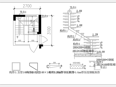 楼梯节点
