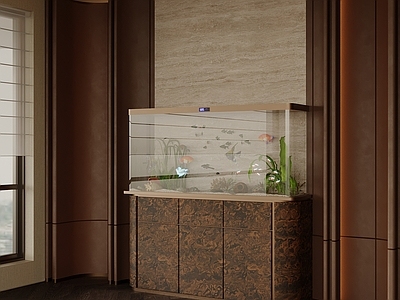 中古风鱼缸
