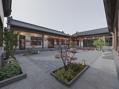 中式古建庭院