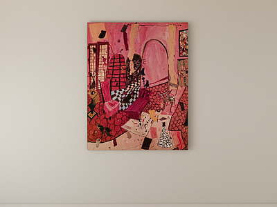 波西米亚油画 装饰画 挂画
