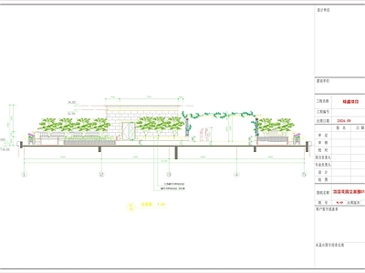 屋顶花园 全套施工图 含园建结构 水电绿化