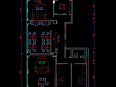 整体办公空间 整体办公空间 开敞办公 总经理办公室 休息室