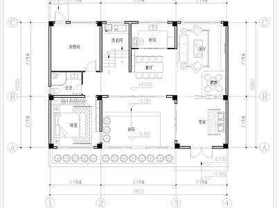 别墅建筑 350平三层别墅 三层独栋别墅平面 自建房平面 农村住宅设计平面 占地150平别墅