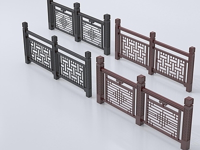 新中式栏杆 围栏护栏