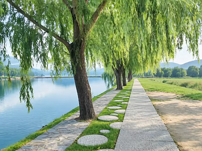 乡村改造 乡村园路
