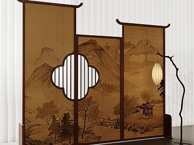 新中式屏风