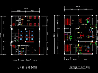 整体办公空间 整体办公空间 开敞办公去 接待区 总经理办公室