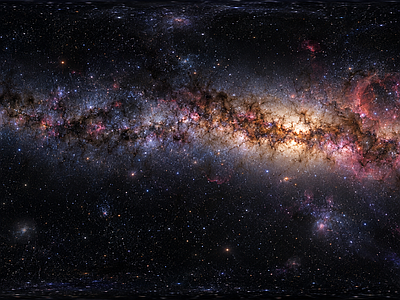 天空HDR 银河星云深空全景
