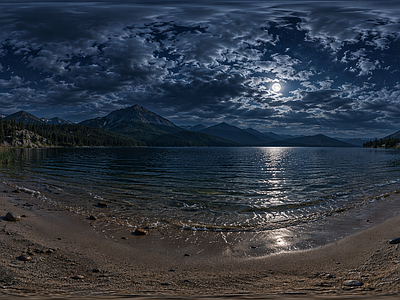 天空HDR 沙滩海洋天空全景
