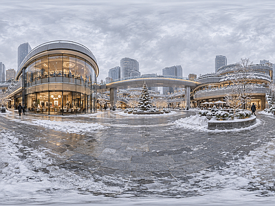 城市HDR 高端商场全景