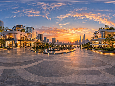 城市HDR 高端商场全景