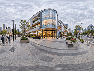 城市HDR 高端商场全景