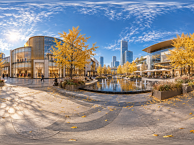 城市HDR 高端商场全景