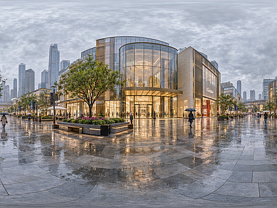 城市HDR 高端商场全景