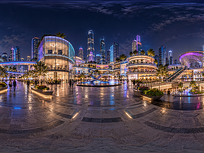 城市HDR 高端商场全景