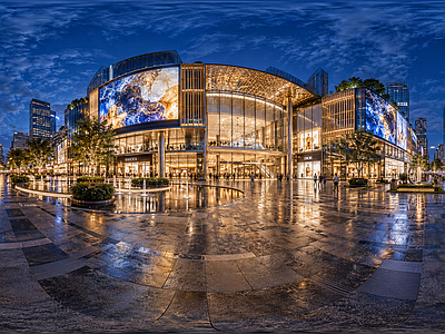 城市HDR 高端商场全景
