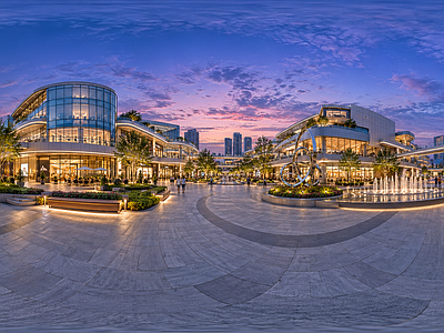 城市HDR 高端商场全景