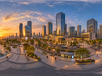 城市HDR 高端商场全景