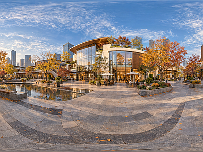 城市HDR 高端商场全景