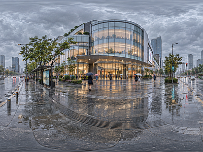 城市HDR 高端商场全景