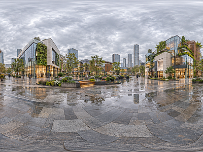 城市HDR 高端商场全景