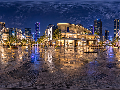 城市HDR 高端商场全景