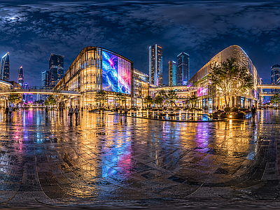 城市HDR 高端商场全景