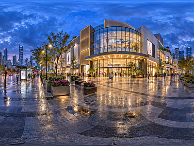 城市HDR 高端商场全景