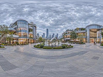 城市HDR 高端商场全景