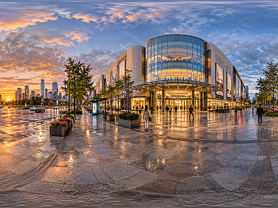城市HDR 高端商场全景