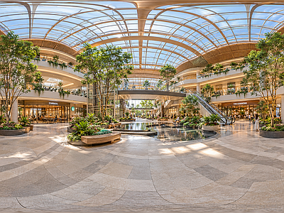 室内HDR 商场室内场景全景