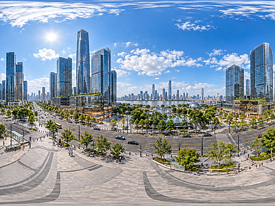 城市HDR 现代都市全景